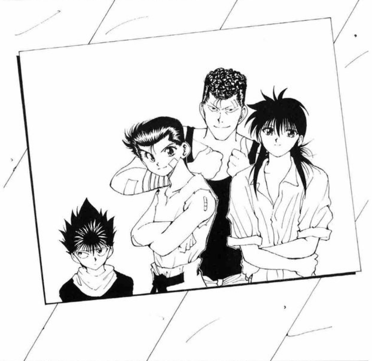 Manga yu. Отчёт о буйстве духов Manga. Yu Yu Hakusho Manga. Буйство духов Манга. Аниме отчёт о буйстве духов Hiei Manga.